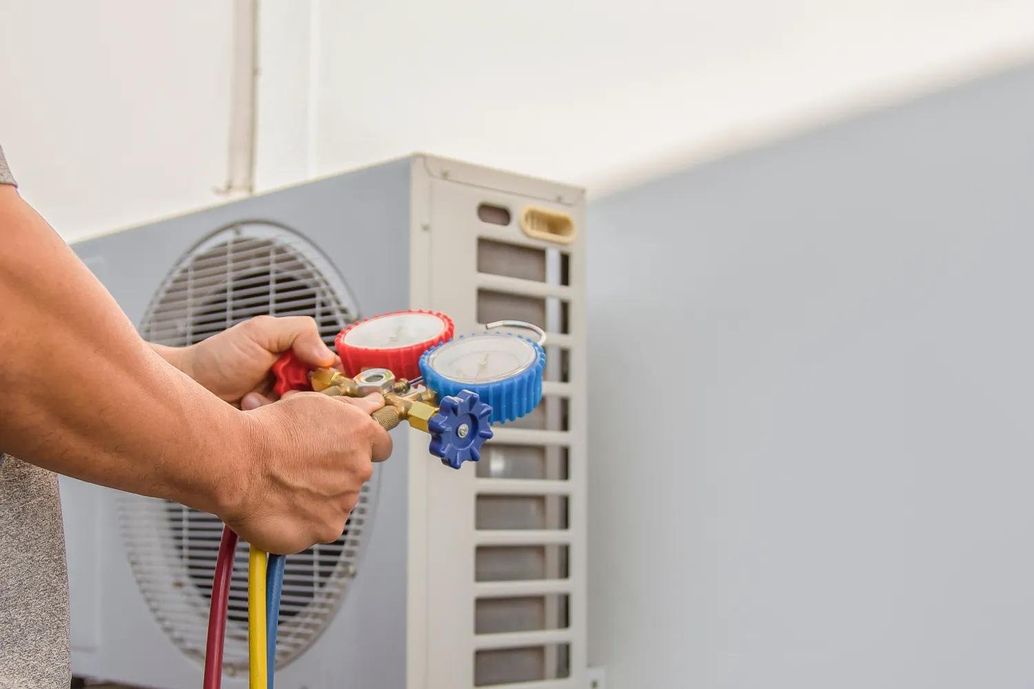 new central air conditioner install